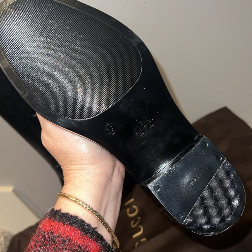 GUCCI NEW Authentic Gucci Wellington Rubber ridding boots size 39 - Picture 5 of 9
